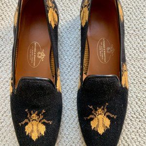 Stubbs and Wooten Needlepoint Bee Slipper